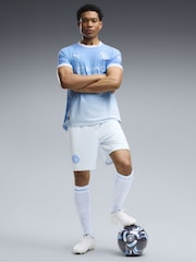 Puma Blue Manchester City Shorts - Image 1 of 5