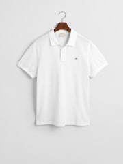Branco - Camisa polo GANT Regular 100% Cotton Shield - Imagem 5 de 5