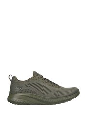 Skechers Light Green Womens Bobs Squad Chaos Face Off Trainers - Image 1 of 2