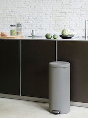 Brabantia Mineral Concrete Grey NewIcon 30L Pedal Bin - Image 1 of 6