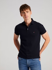 Tommy Hilfiger Blue 1985 Slim Polo Shirt - Image 1 of 5