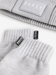 Baker by Ted Baker Boys Beanie and Gloves Set - Image 5 of 5