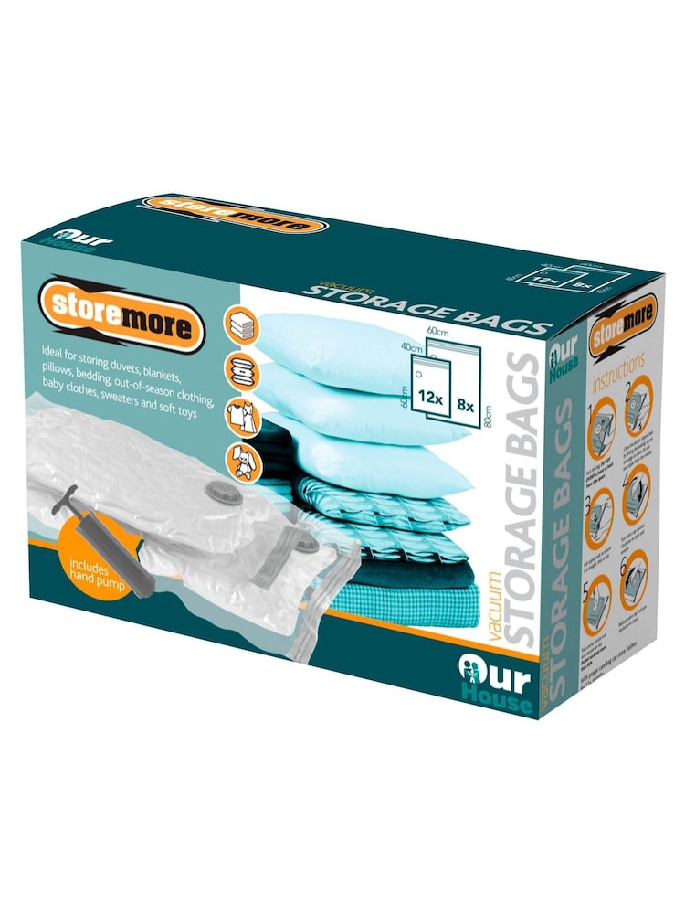 Our House Clear 20 Piece Vacuum Bag Set - Image 1 of 2