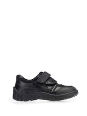 Start-Rite Luke Rip Tape Black Leather School Shoes F & G Fit - Image 1 of 6