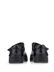 Start-Rite Luke Rip Tape Black Leather School Shoes F & G Fit - Image 4 of 6