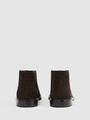 Reiss Dark Brown Garrett Suede Chukka Boots - Image 3 of 6