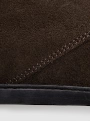 Reiss Dark Brown Garrett Suede Chukka Boots - Image 4 of 6