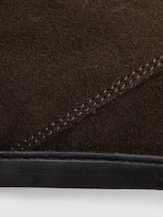 Reiss Dark Brown Garrett Suede Chukka Boots - Image 5 of 6