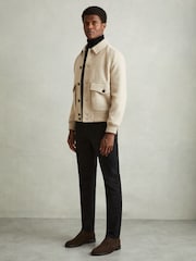 Reiss Dark Brown Garrett Suede Chukka Boots - Image 6 of 6