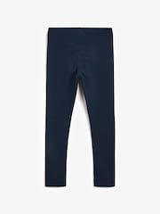 Navy Blue Long Length Leggings (3-16yrs) - Image 2 of 3
