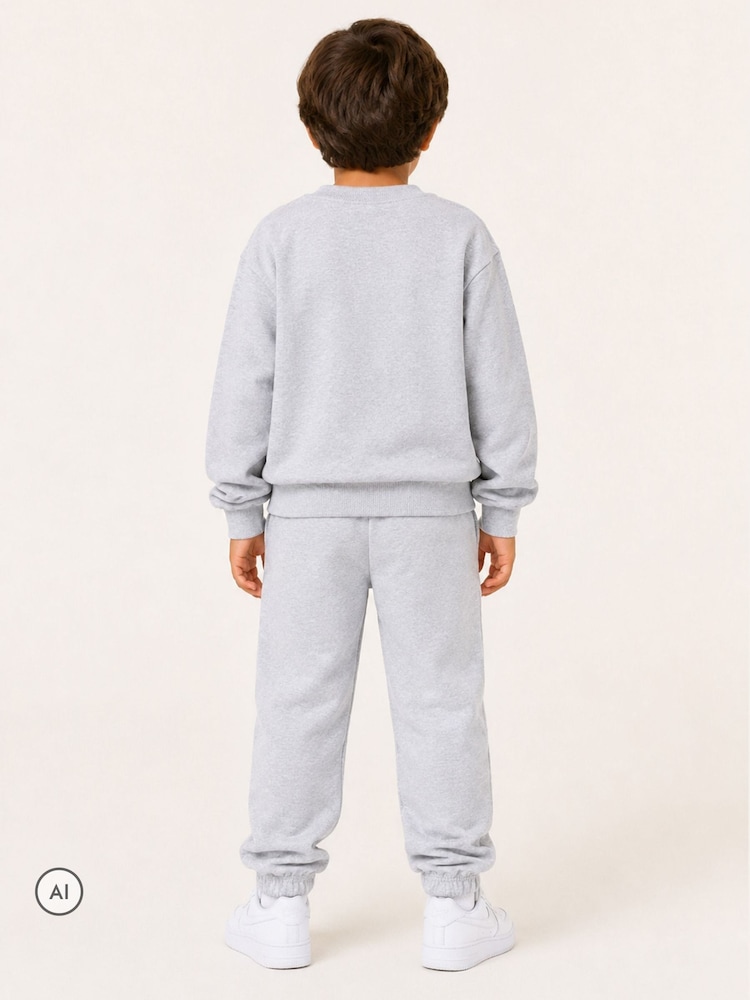 Brand Threads Grey Boys Car Sweatshirt & Jogger Set - Image 2 of 3 Brand Threads Grey Boys Car Sweatshirt & Jogger Set - Image 2 of 3