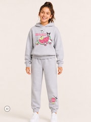 Brand Threads Grey Hello Kitty Hoodie & Joggers Set - Image 2 of 4