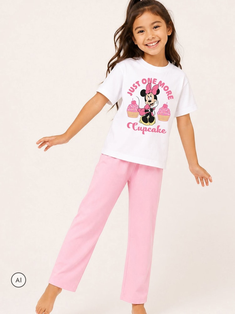 Brand Threads Minnie Mouse пижама жиынтығы - 4суретінің 1 суреті
