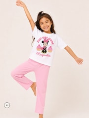 Brand Threads Minnie Mouse пижама жиынтығы - 4суретінің 3 суреті