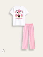 Brand Threads Minnie Mouse пижама жиынтығы - 4суретінің 4 суреті