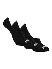 Black Lyle & Scott Invisible Trainer Socks 3 Pack - Image 1 of 3