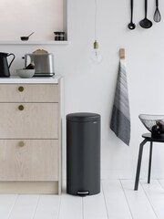 Brabantia Mineral Infinite Grey NewIcon 30L Pedal Bin - Image 1 of 4