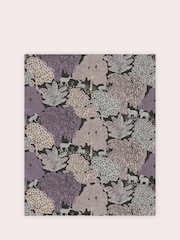 Laura Ashley Violet Grey Garwood Grove A4 Wallpaper Sample - Image 2 of 2
