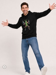 Brand Threads Black Rick & Morty Sweatshirt - Image 2 of 4
