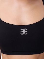 Chantelle Black Chantelle Soft Stretch Seamless Padded Bralette Bra - Image 4 of 5