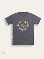 Brand Threads Grey Lord of the Rings T-Shirt - Image 4 of 4