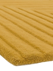 Asiatic Rugs Ochre Yellow Form Wool Rug - Image 2 of 4