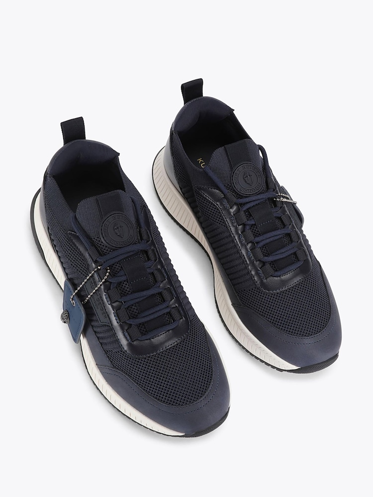 Kurt Geiger London Blue Manor Trainers - Image 2 of 4 Kurt Geiger London Blue Manor Trainers - Image 2 of 4