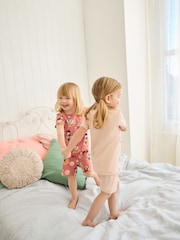 Rose/rouille Minnie Mouse - 100Pyjama de licence % coton 2 Lot (9mths-6yrs) - Image 3 de 10
