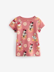 Rose/rouille Minnie Mouse - 100Pyjama de licence % coton 2 Lot (9mths-6yrs) - Image 6 de 10