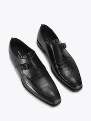Kurt Geiger London Black Beaumont Monk Shoes - Image 2 of 4