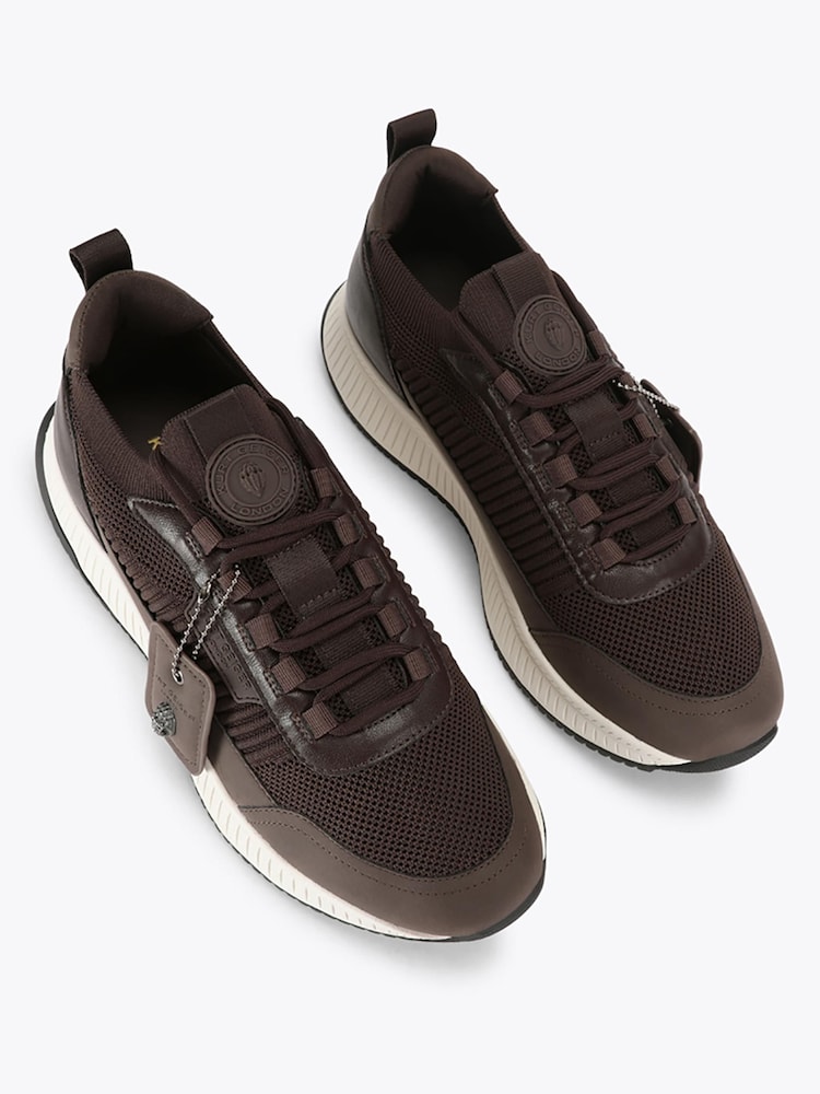 Kurt Geiger London Brown Manor Trainers - Image 2 of 4