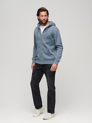 Светло-голубой - Толстовка Superdry Essential Logo Zip-Up Hoodie - Image 3 of 5