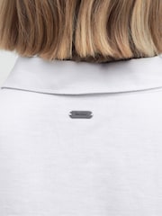 Barbour® White Hampton Relaxed Fit Linen Shirt - Image 5 of 6