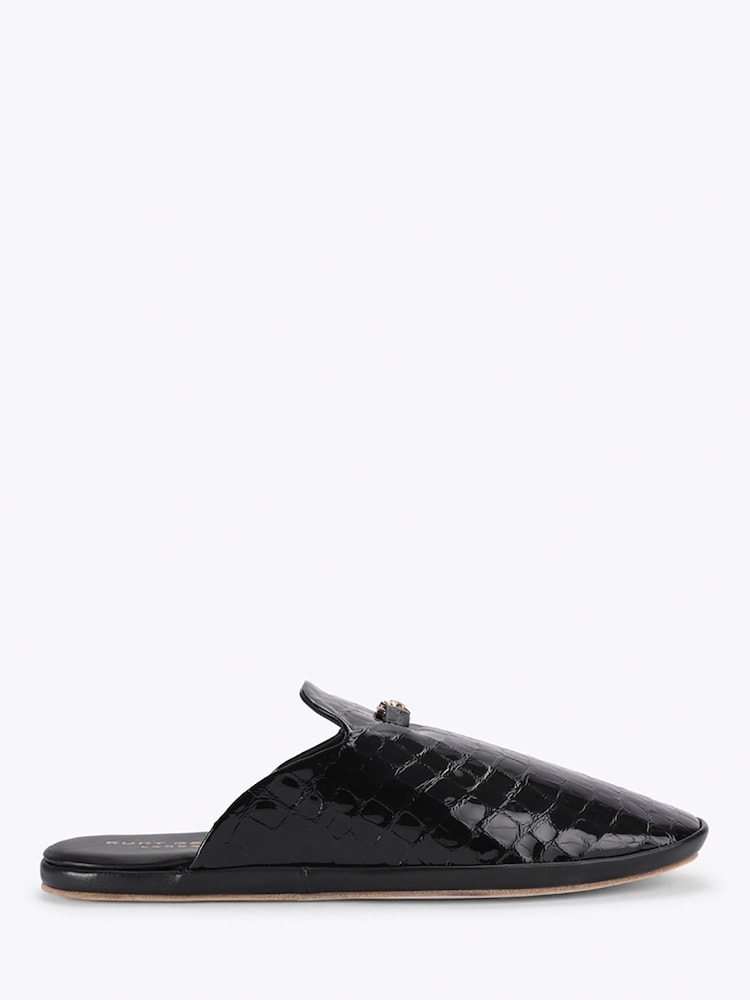Kurt Geiger London Black Savoy Slip-On Shoes - Image 1 of 4 Kurt Geiger London Black Savoy Slip-On Shoes - Image 1 of 4