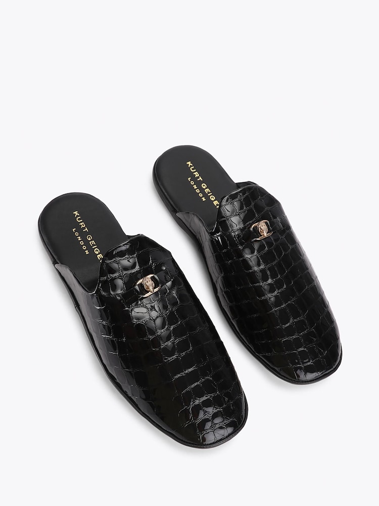 Kurt Geiger London Black Savoy Slip-On Shoes - Image 2 of 4 Kurt Geiger London Black Savoy Slip-On Shoes - Image 2 of 4