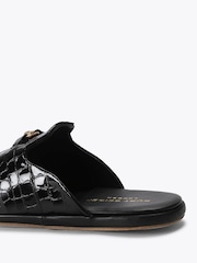 Kurt Geiger London Black Savoy Slip-On Shoes - Image 3 of 4