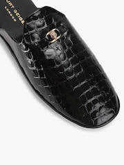 Kurt Geiger London Black Savoy Slip-On Shoes - Image 4 of 4