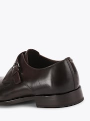 Kurt Geiger London Brown Beaumont Monk Shoes - Image 4 of 4