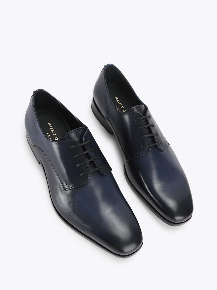 Kurt Geiger London Blue Logan Derby Shoes - Image 2 of 4 Kurt Geiger London Blue Logan Derby Shoes - Image 2 of 4