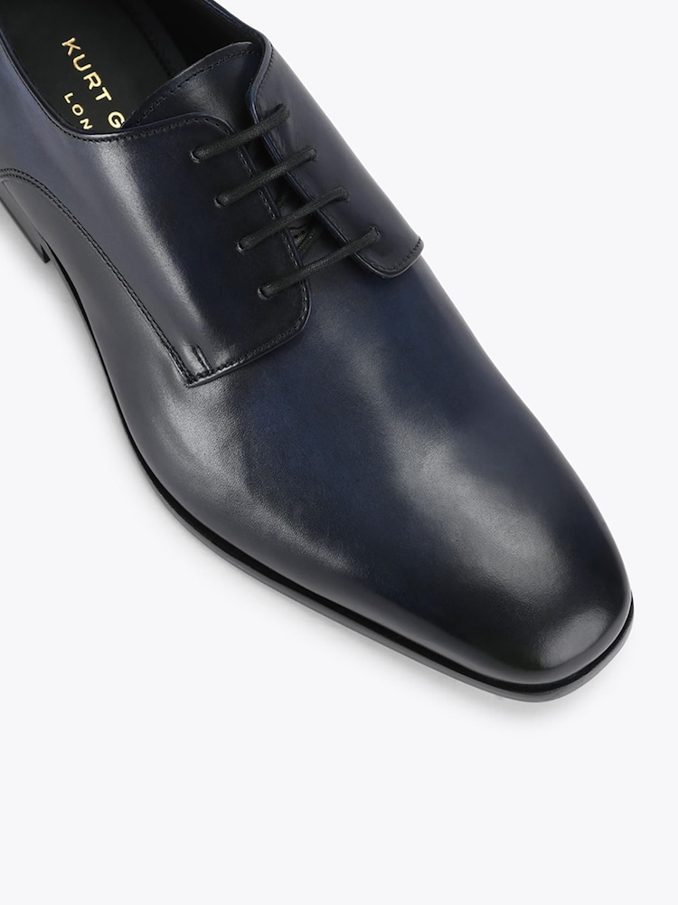 Kurt Geiger London Blue Logan Derby Shoes - Image 4 of 4 Kurt Geiger London Blue Logan Derby Shoes - Image 4 of 4