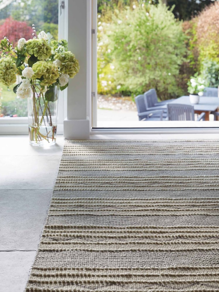 Origins Grey Flatweave Rug - Image 1 of 2