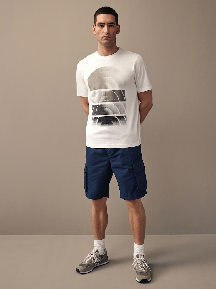 Navy Lightweight Cargo Shorts - Image 2 of 11
