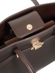 Dune London Brown Define Tote Bag - Image 3 of 4