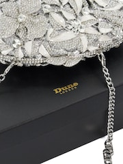 Dune London Silver Extravagant Clutch Bag - Image 5 of 5