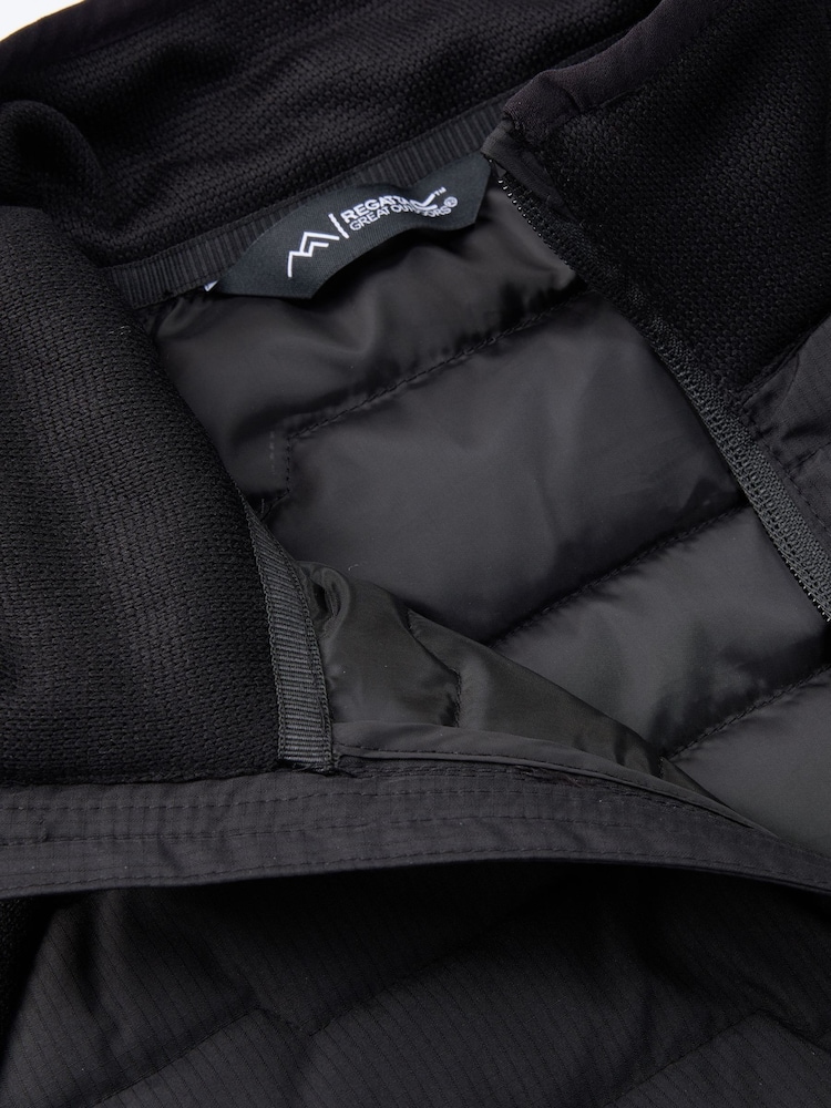 Regatta Black Cyrus Hybrid Quilted Jacket - Image 9 of 9
