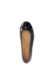 Dune London Black Helenne Ballet Pumps - Image 5 of 6