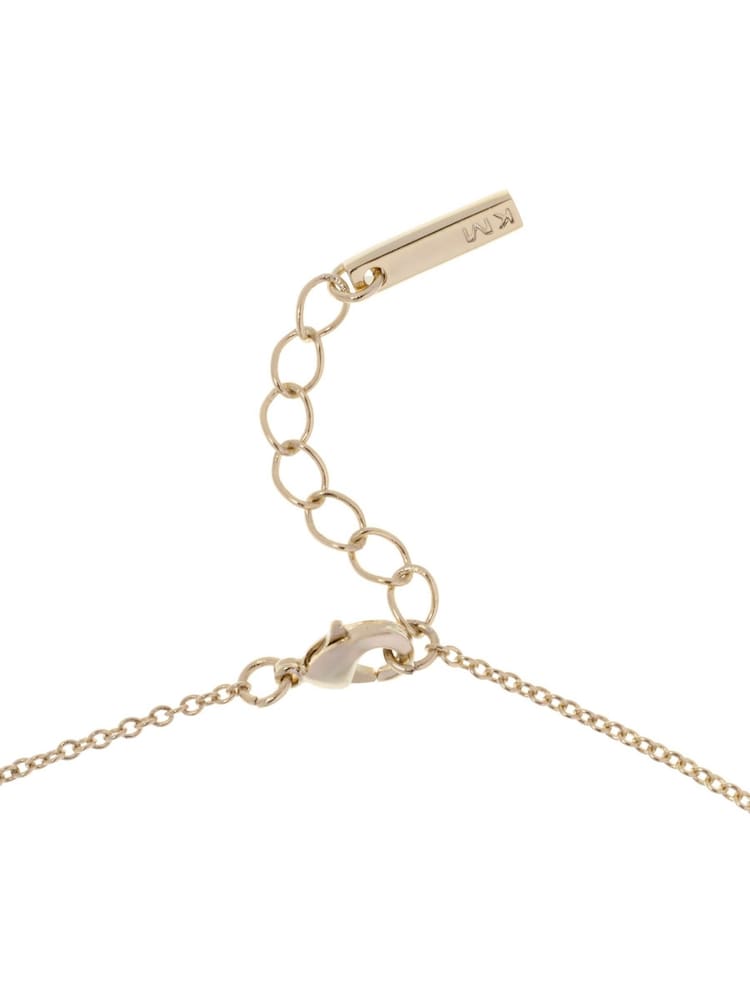 Karen Millen Gold Tone Crystal Flow Pendant - Image 6 of 6 Karen Millen Gold Tone Crystal Flow Pendant - Image 6 of 6