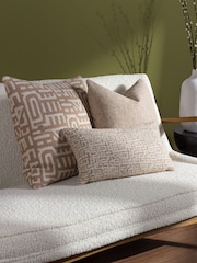 HÖEM Natural Samos Woven Jacquard Cushion - Image 2 of 6