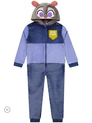 Character Blue Disney Zootropolis Judy Hopps Onesie 3D Ears Set - Image 1 of 12