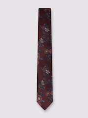 Ted Baker Tailoring Red ic Floral Tie - Image 1 of 2